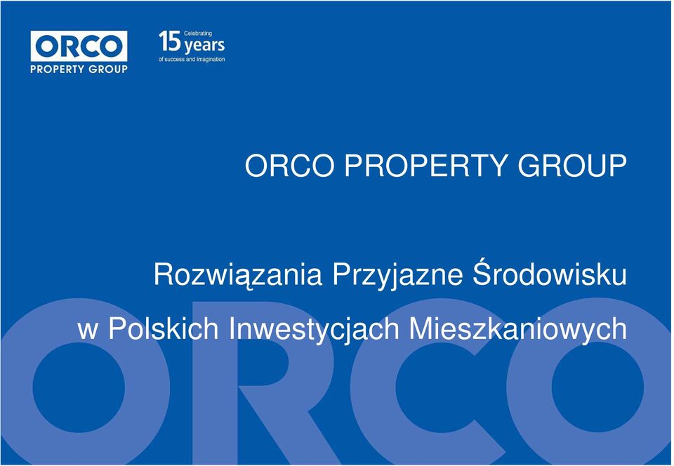 Środowisku w Polskich