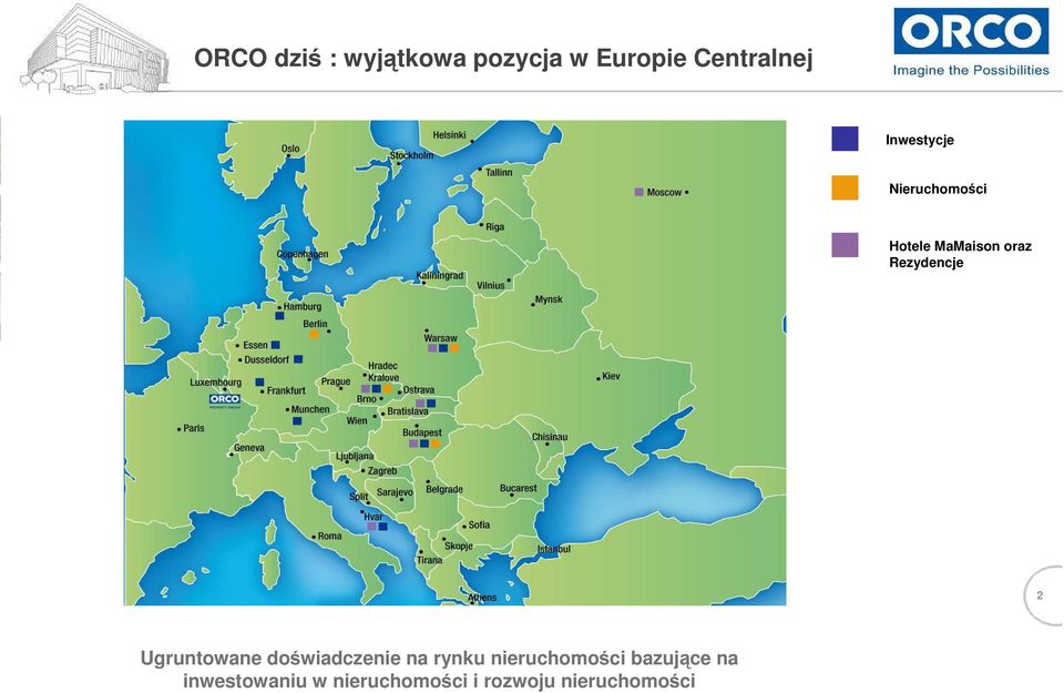 Rezydencje 2 Ugruntowane doświadczenie na rynku