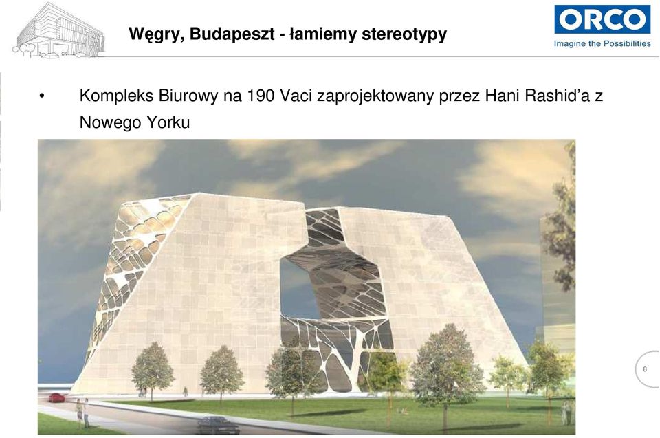 na 190 Vaci zaprojektowany
