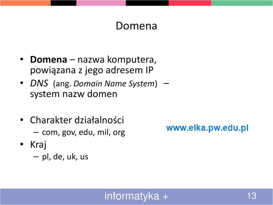 Domain Name System) system nazw domen