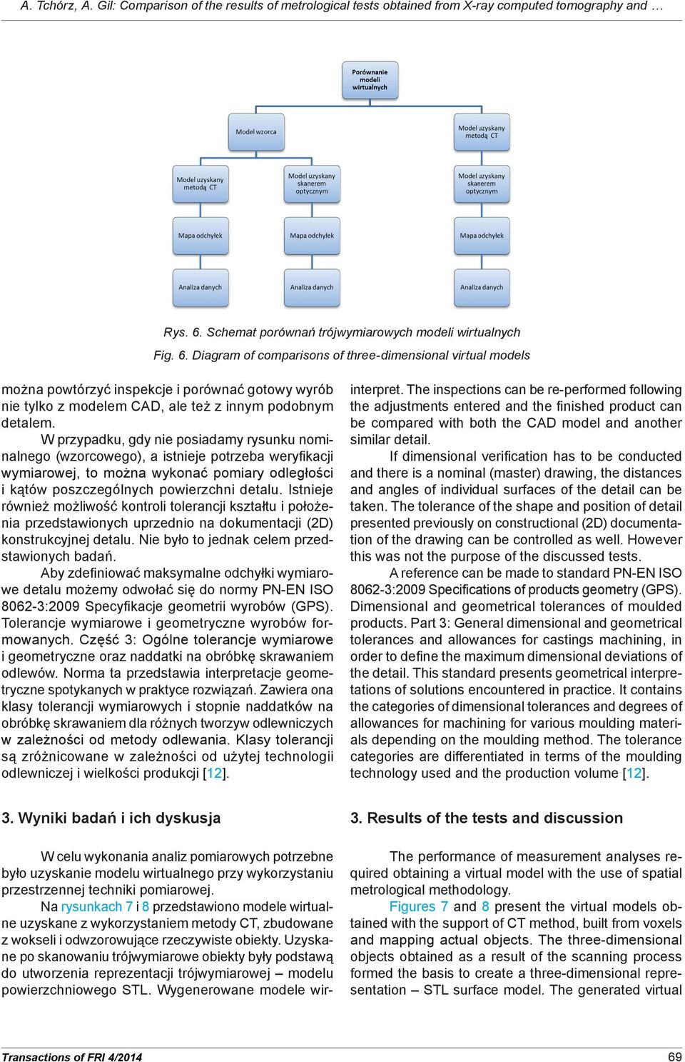 Diagram of comparisons of three-dimensional virtual models można powtórzyć inspekcje i porównać gotowy wyrób nie tylko z modelem CAD, ale też z innym podobnym detalem.