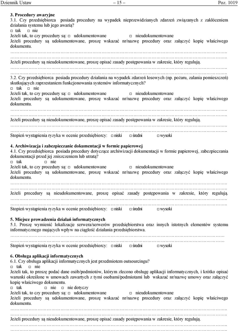 Archiwizacja i zabezpieczanie dokumentacji w formie papierowej 4.1.