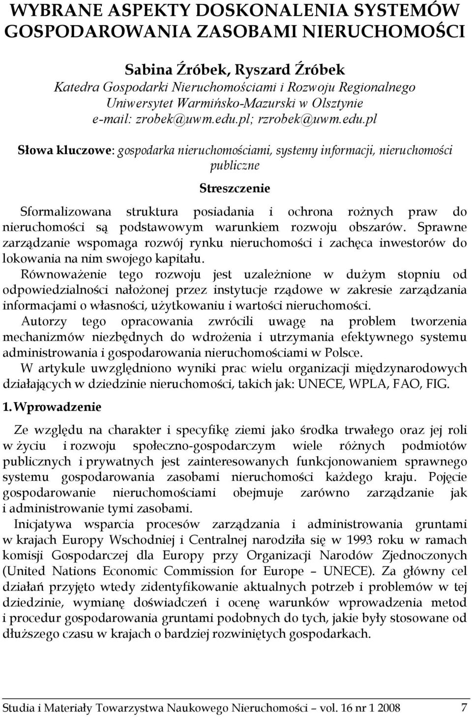 pl; rzrobek@uwm.edu.
