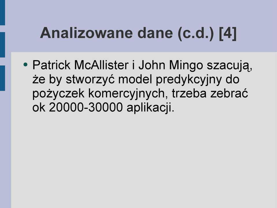 ) [4] Patrick McAllister i John Mingo
