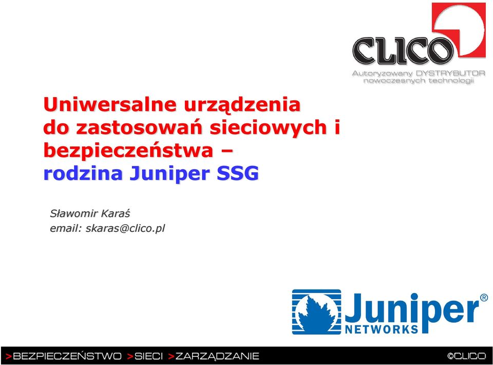 bezpieczeństwa rodzina Juniper