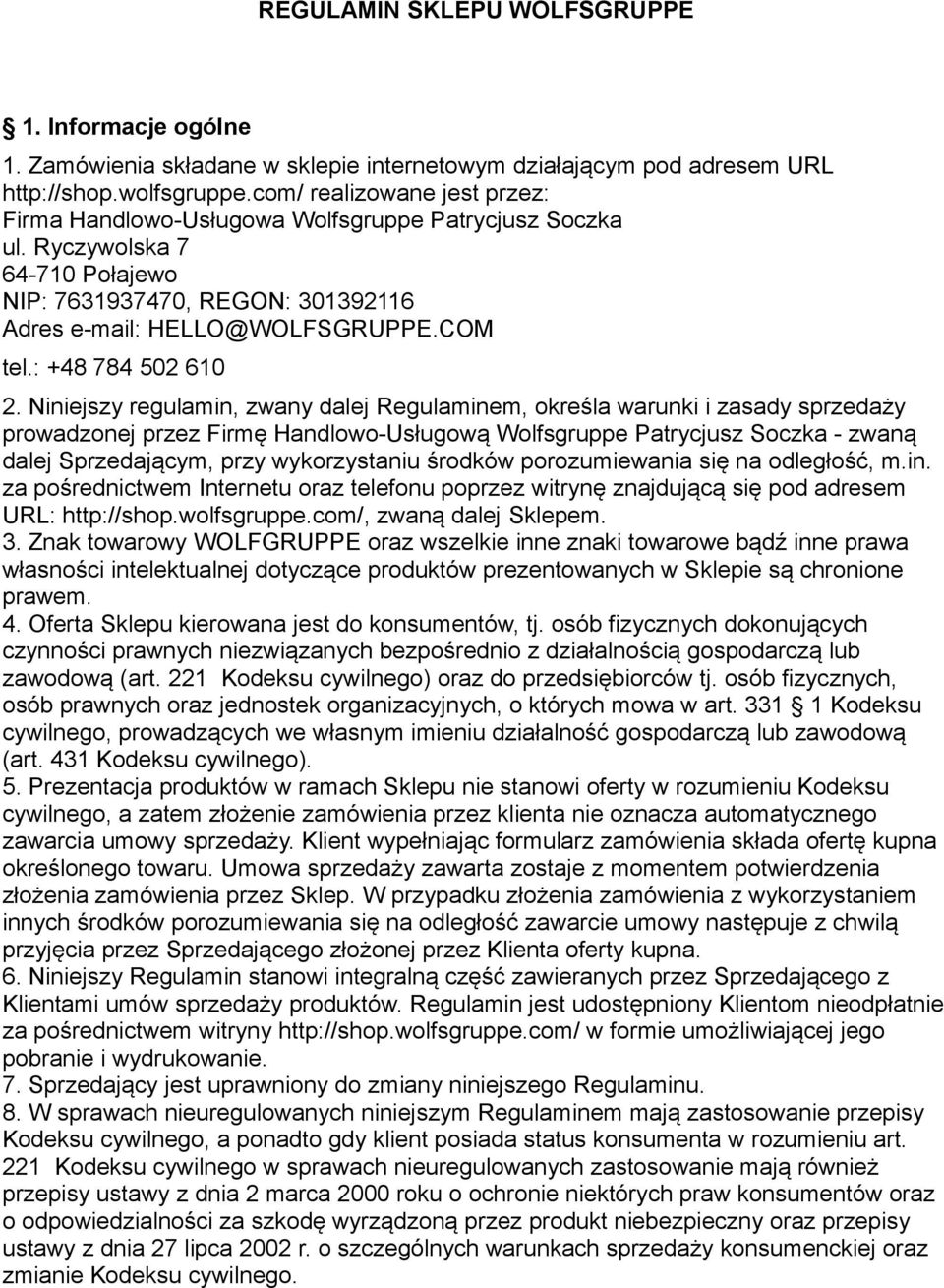 : +48 784 502 610 2.