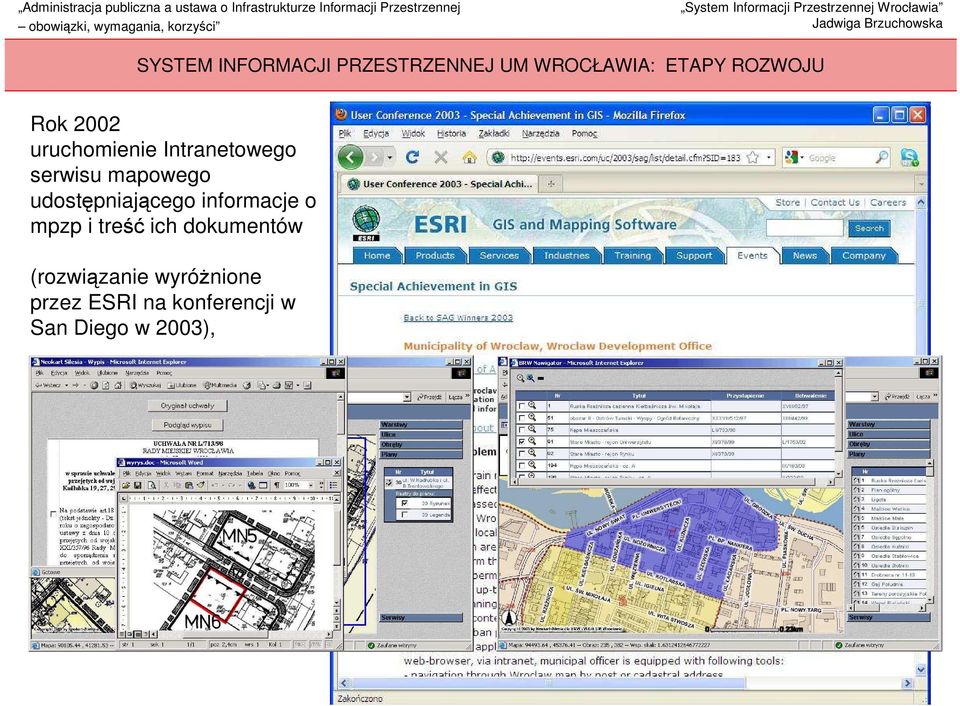 udostępniającego informacje o mpzp i treść ich dokumentów