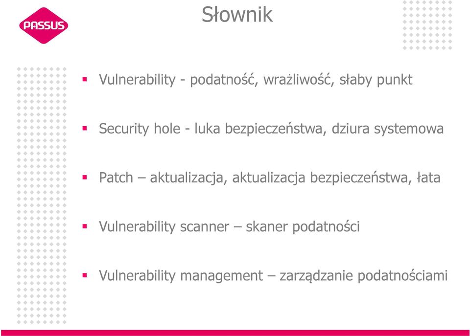 aktualizacja, aktualizacja bezpieczeństwa, łata Vulnerability