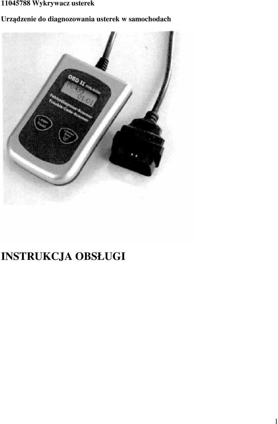 diagnozowania usterek w