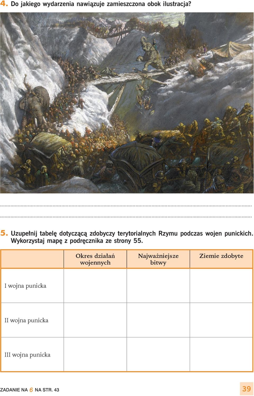 Wykorzystaj mapę z podręcznika ze strony 55.