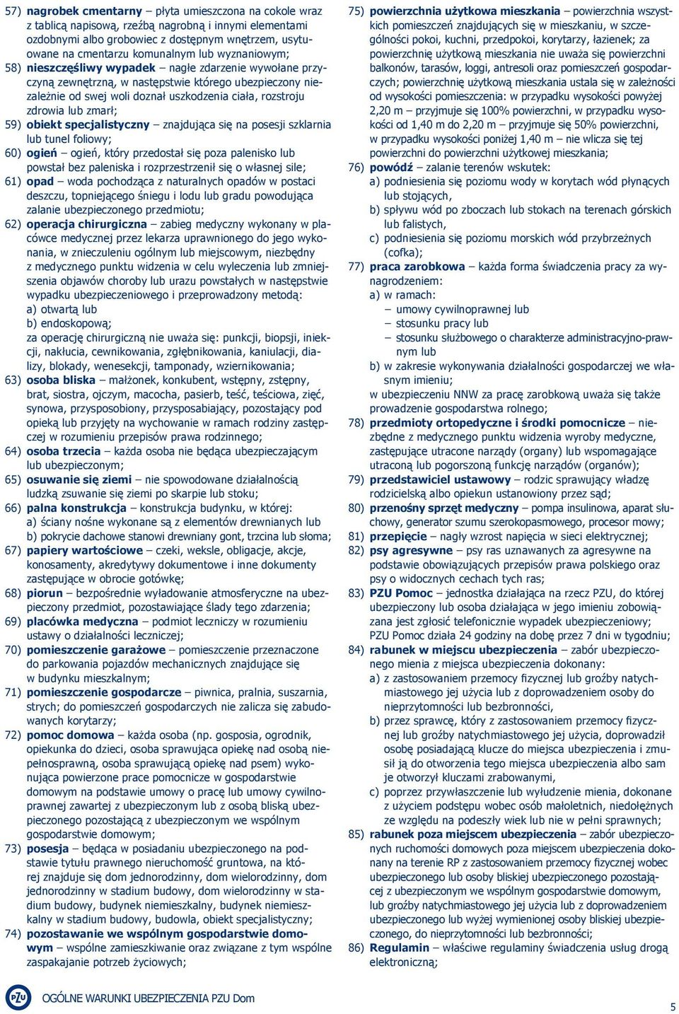 zmarł; 59) obiekt specjalistyczny znajdująca się na posesji szklarnia lub tunel foliowy; 60) ogień ogień, który przedostał się poza palenisko lub powstał bez paleniska i rozprzestrzenił się o własnej