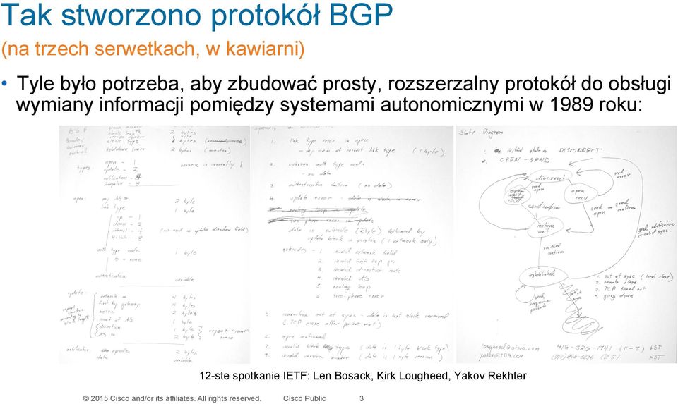 obsługi wymiany informacji pomiędzy systemami autonomicznymi w