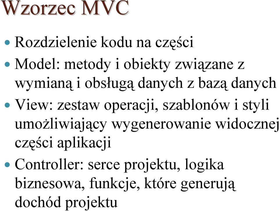 i styli umożliwiający wygenerowanie widocznej części aplikacji
