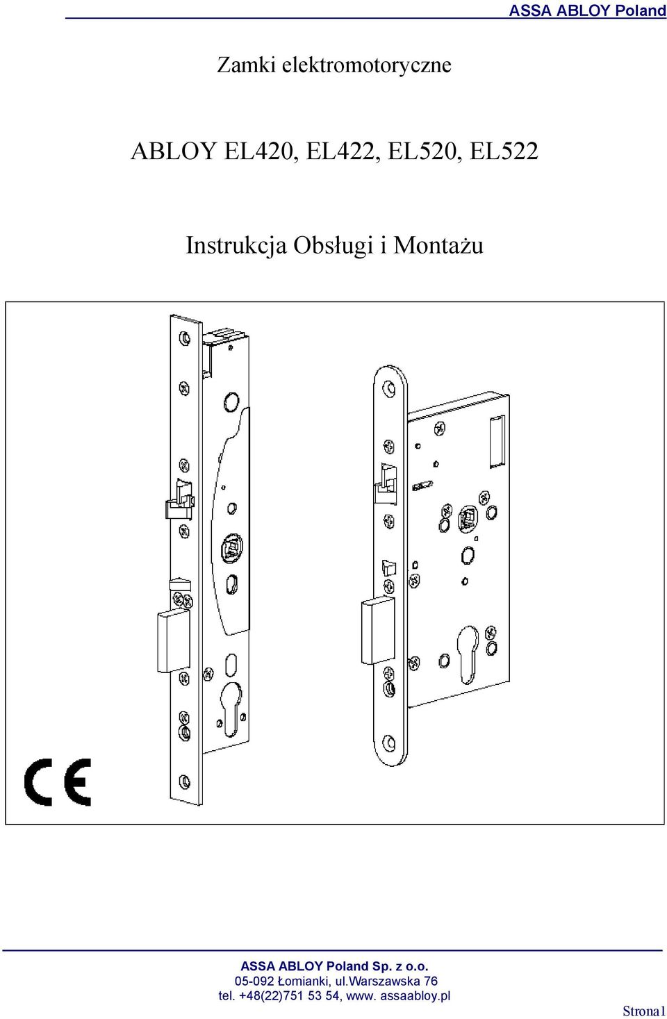 EL520, EL522 Instrukcja