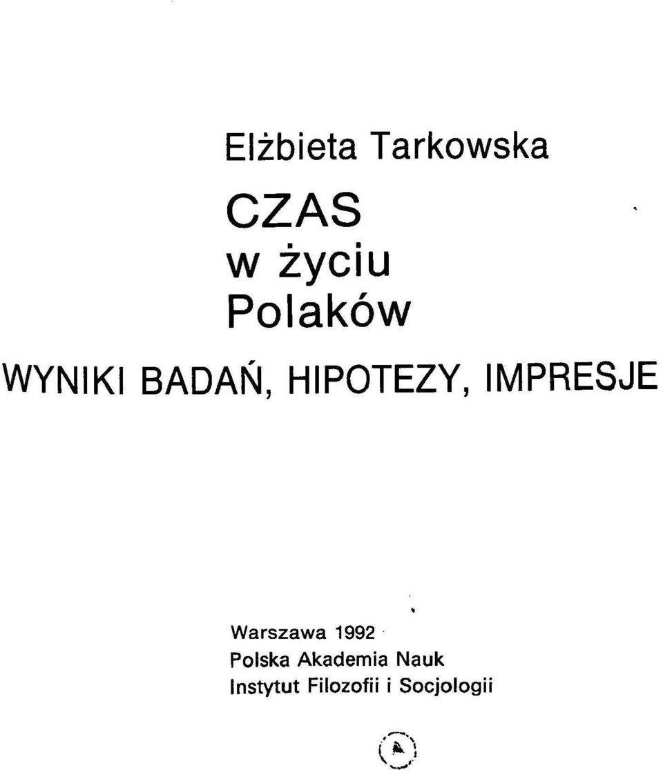 IMPRESJE W arszawa 1992 Polska