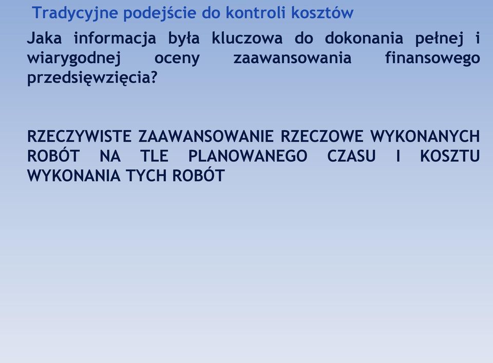 finansowego przedsięwzięcia?