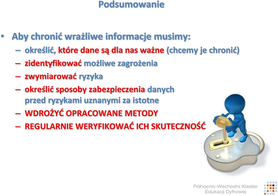 zwymiarować ryzyka określić sposoby zabezpieczenia danych przed ryzykami