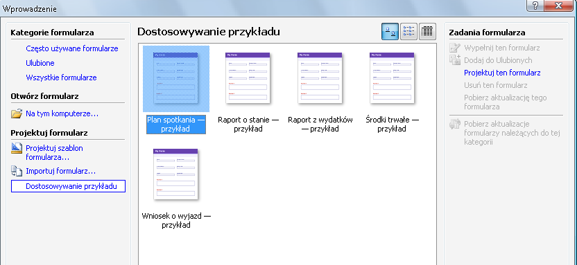 system informatyczny do potrzeb instytucji (Access)?