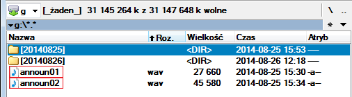 Opis budowy i działania rejestratorów KOLIBER Tak przygotowane pliki należy skopiować do głównego katalogu na karcie pamięci microsdhc.
