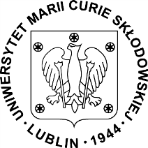 ZARZĄDZENIE Nr 33/2014 Rektora Uniwersytetu Marii Curie-Skłodowskiej w Lublinie z dnia 29 maja 2014 r.