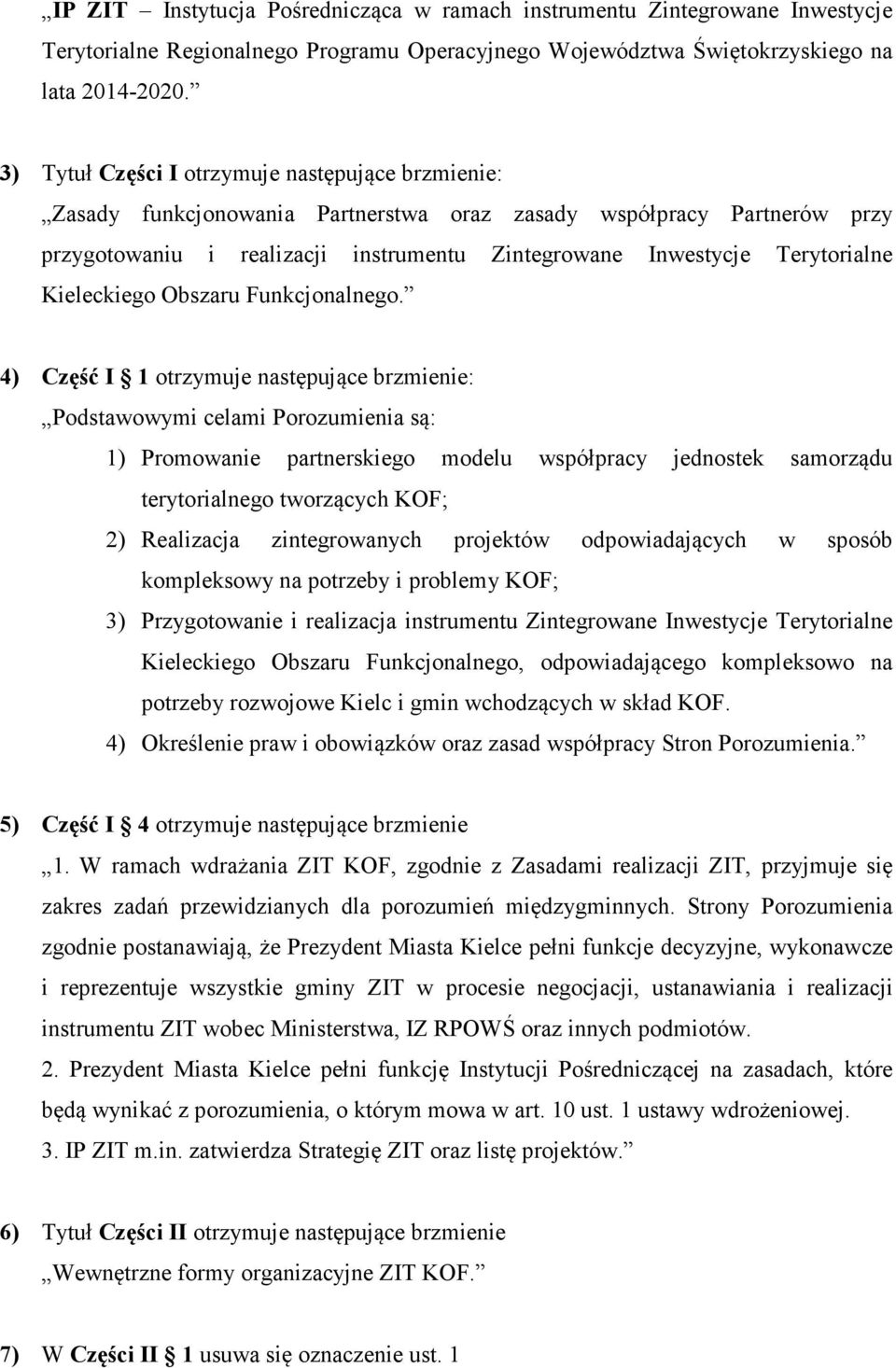 Kieleckiego Obszaru Funkcjonalnego.