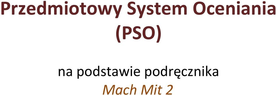 (PSO) na