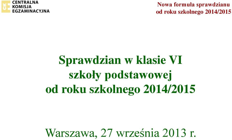 w klasie VI szkoły