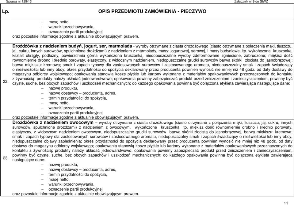 nadzieniem z marmolady, masy: jogurtowej, serowej, i masy budyniowej itp.