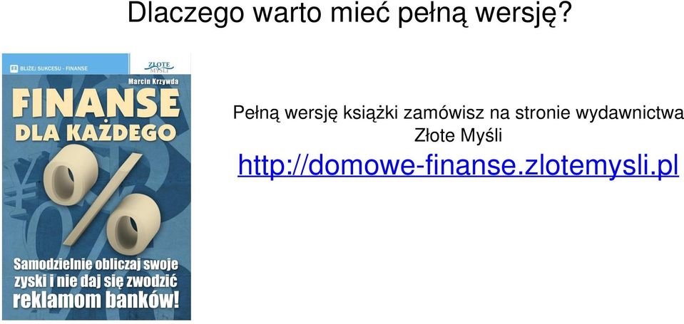 Pełną wersję książki zamówisz na stronie