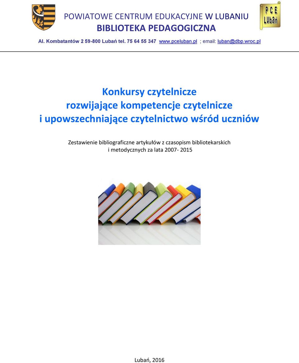 pl Konkursy czytelnicze rozwijające kompetencje czytelnicze i upowszechniające czytelnictwo