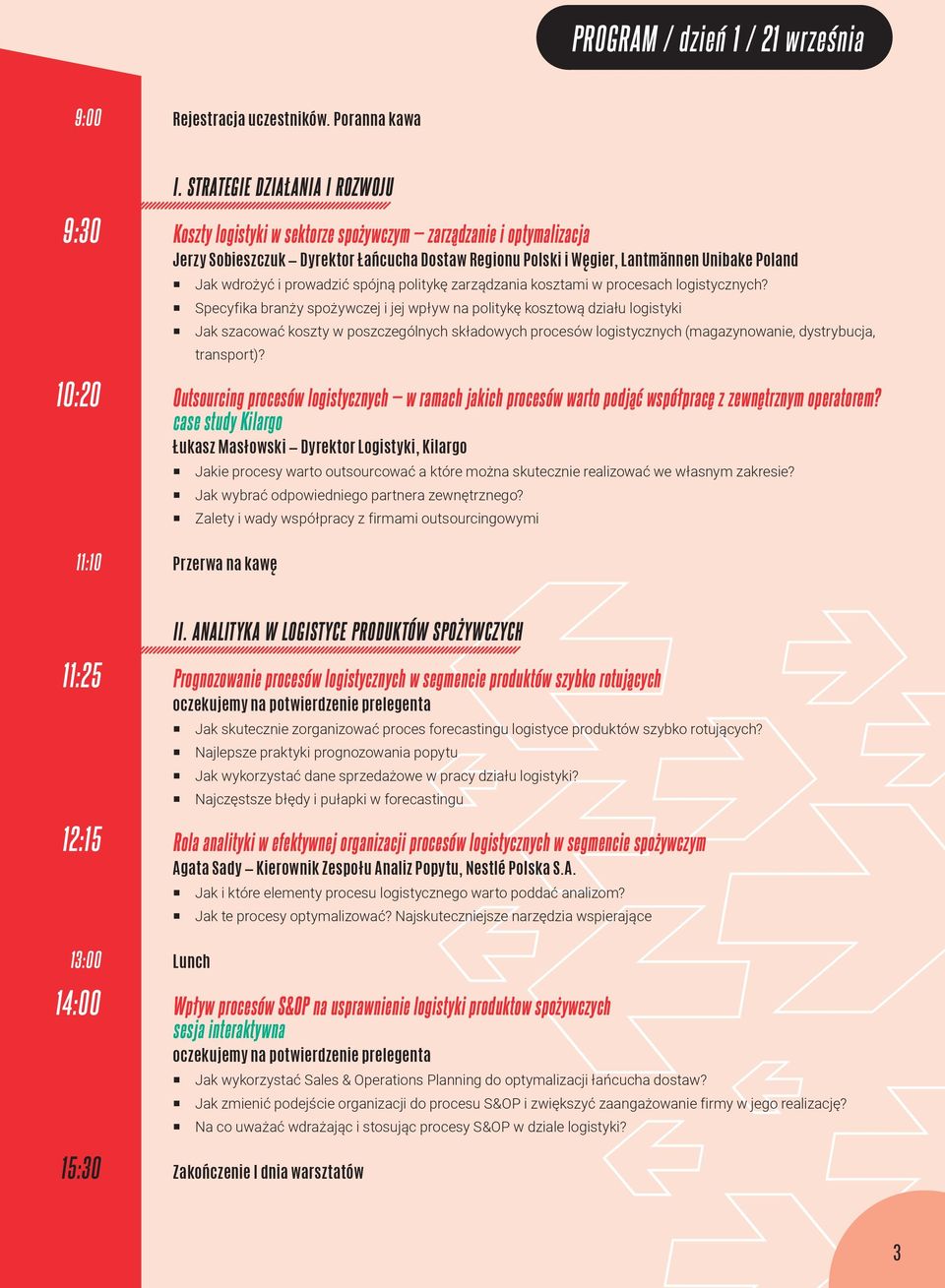 wdrożyć i prowadzić spójną politykę zarządzania kosztami w procesach logistycznych?