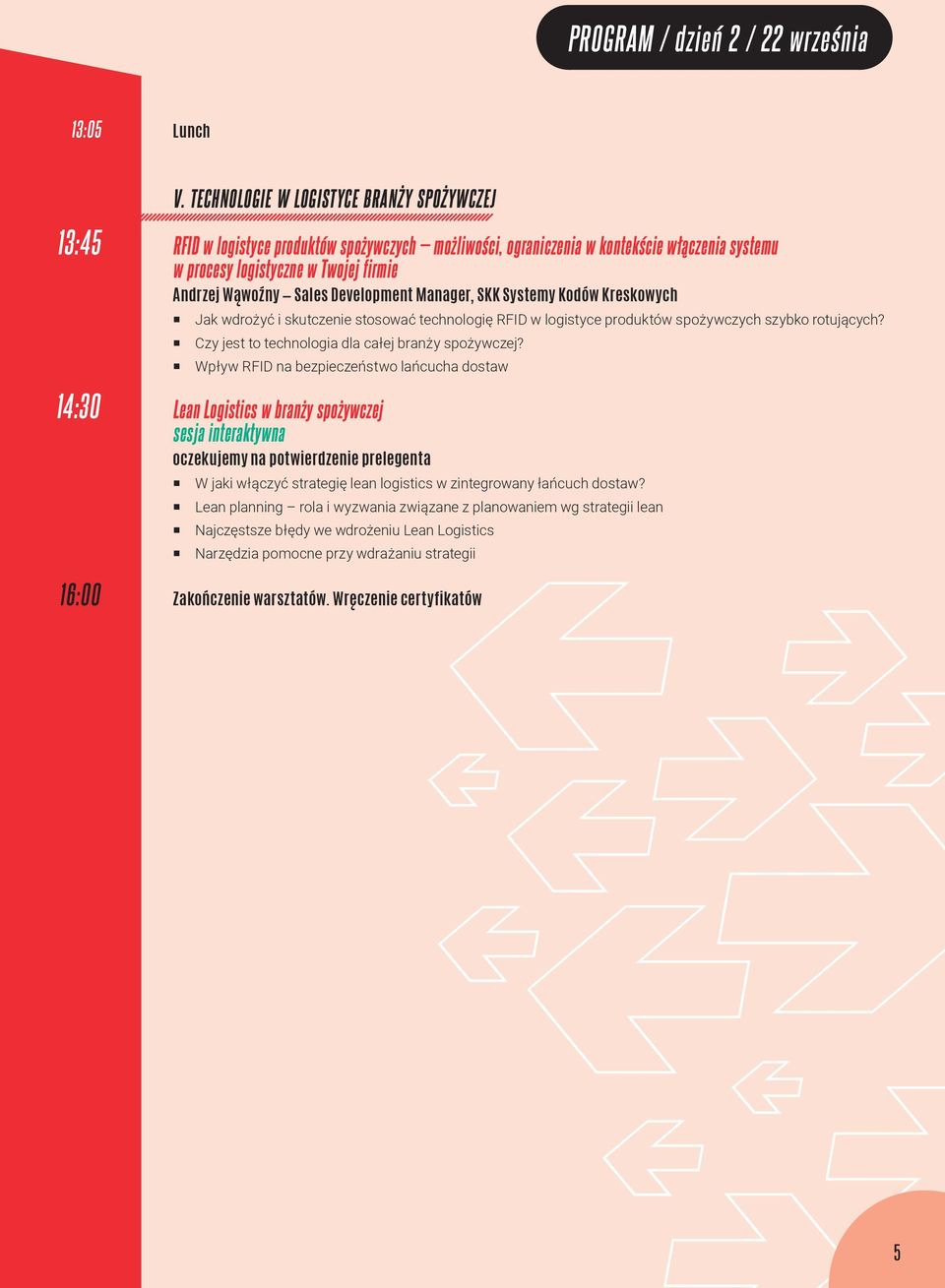 Development Manager, SKK Systemy Kodów Kreskowych Jak wdrożyć i skutczenie stosować technologię RFID w logistyce produktów spożywczych szybko rotujących?