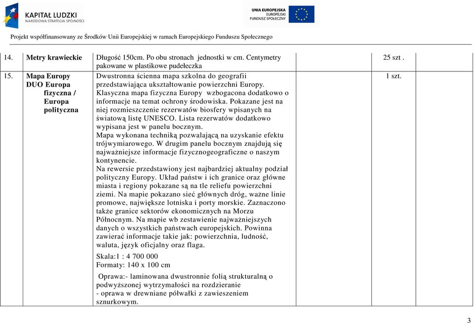 fizyczna / Klasyczna mapa fizyczna Europy wzbogacona dodatkowo o Europa informacje na temat ochrony środowiska.