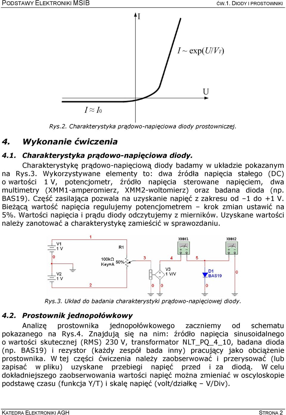 (np. BAS19). Część zasilająca pozwala na uzyskanie napięć z zakresu od 1 do +1 V. BieŜącą wartość napięcia regulujemy potencjometrem krok zmian ustawić na 5%.