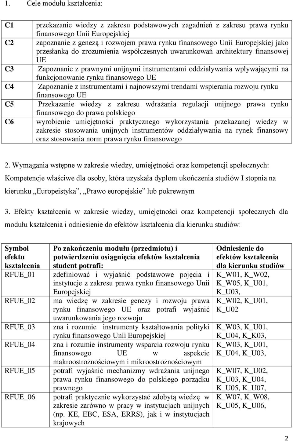 finansowego UE Zapoznanie z instrumentami i najnowszymi trendami wspierania rozwoju rynku finansowego UE Przekazanie wiedzy z zakresu wdrażania regulacji unijnego prawa rynku finansowego do prawa