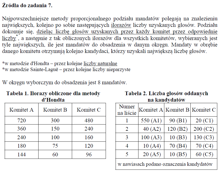 Przykład zadania z