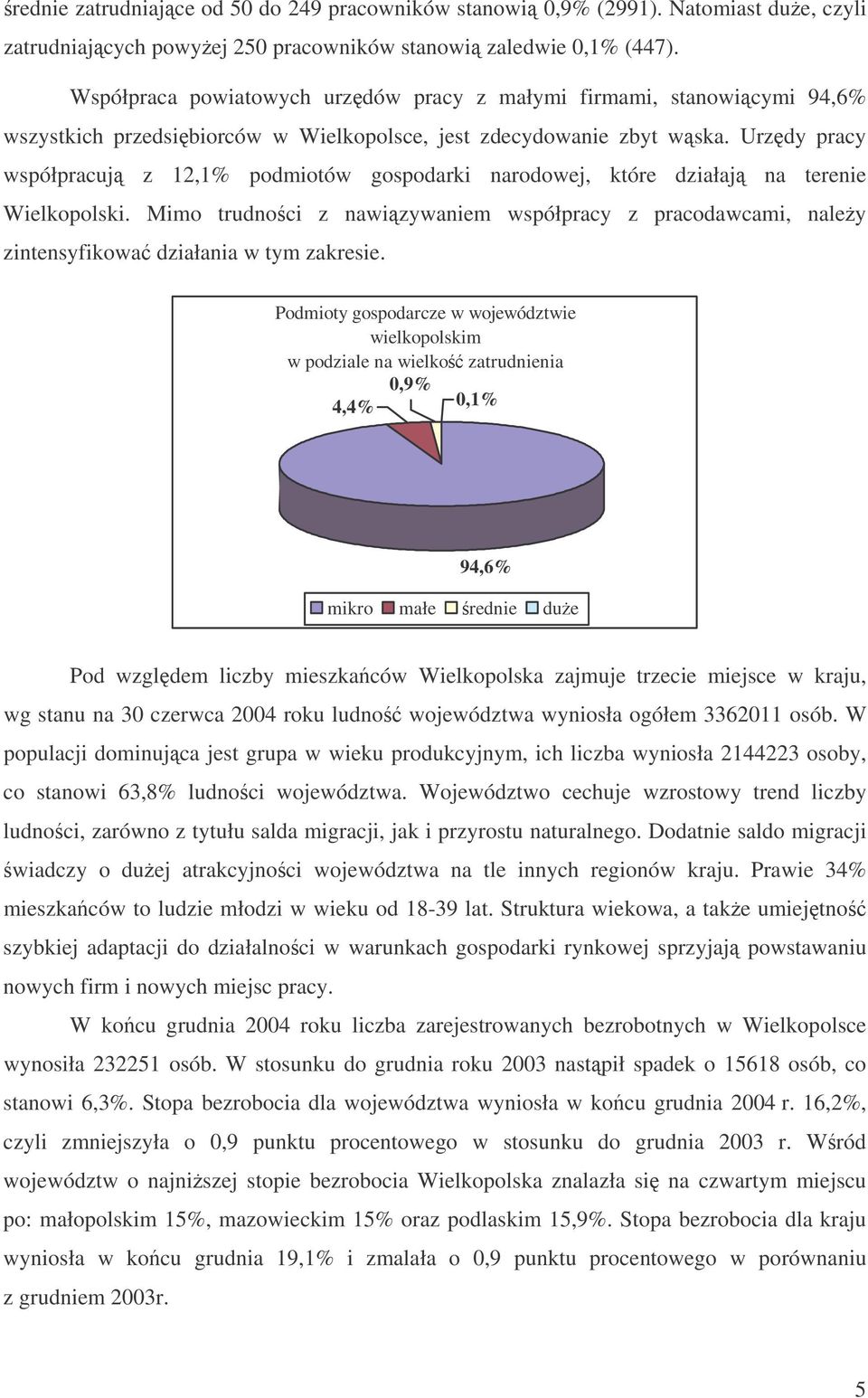 Urzdy pracy współpracuj z 12,1% podmiotów gospodarki narodowej, które działaj na terenie Wielkopolski.