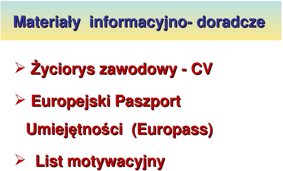 CV Europejski Paszport