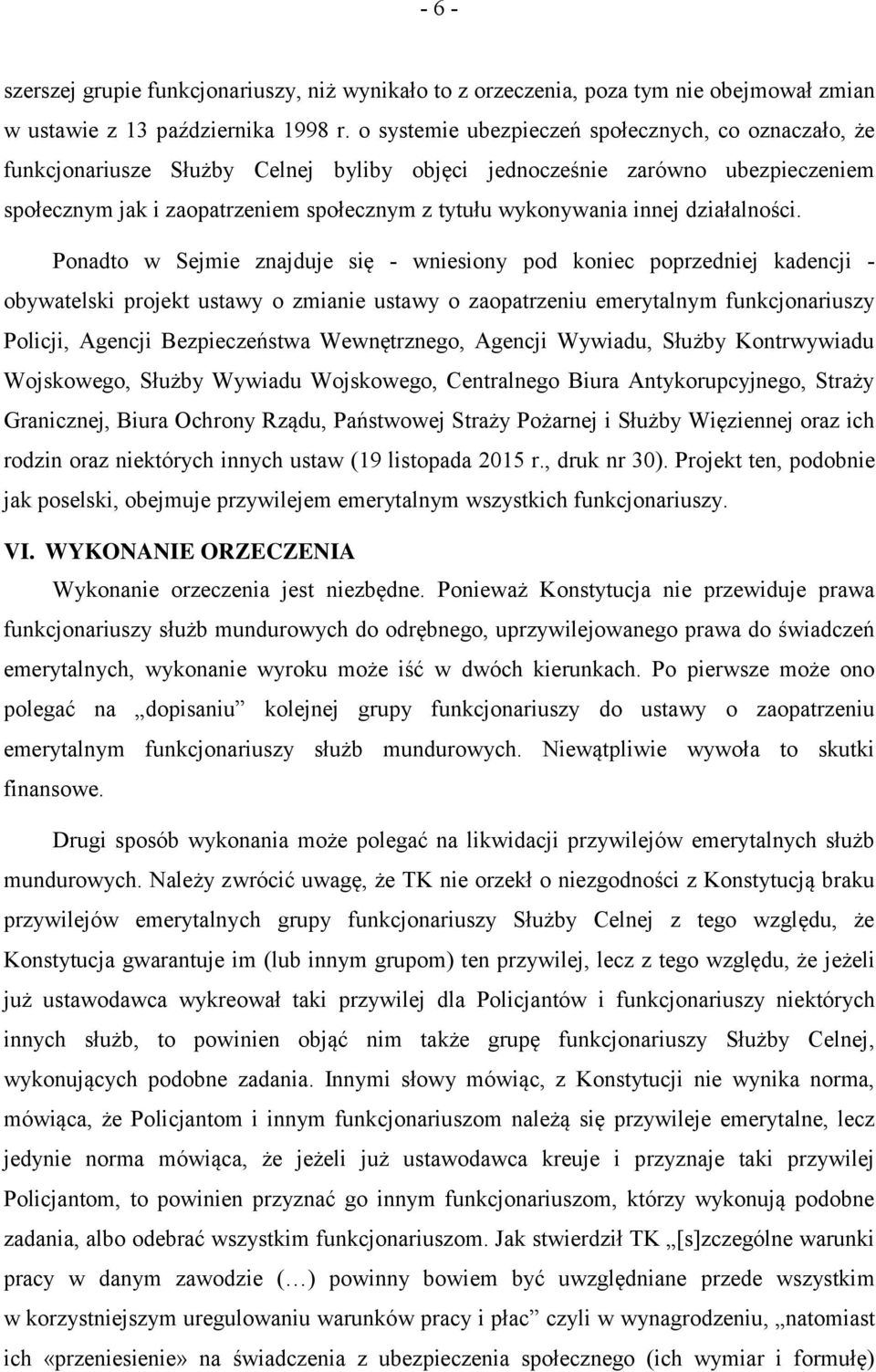 innej działalności.