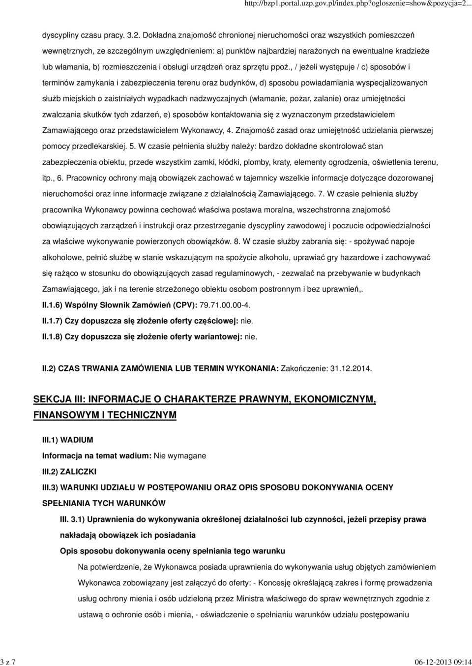 rozmieszczenia i obsługi urządzeń oraz sprzętu ppoż.