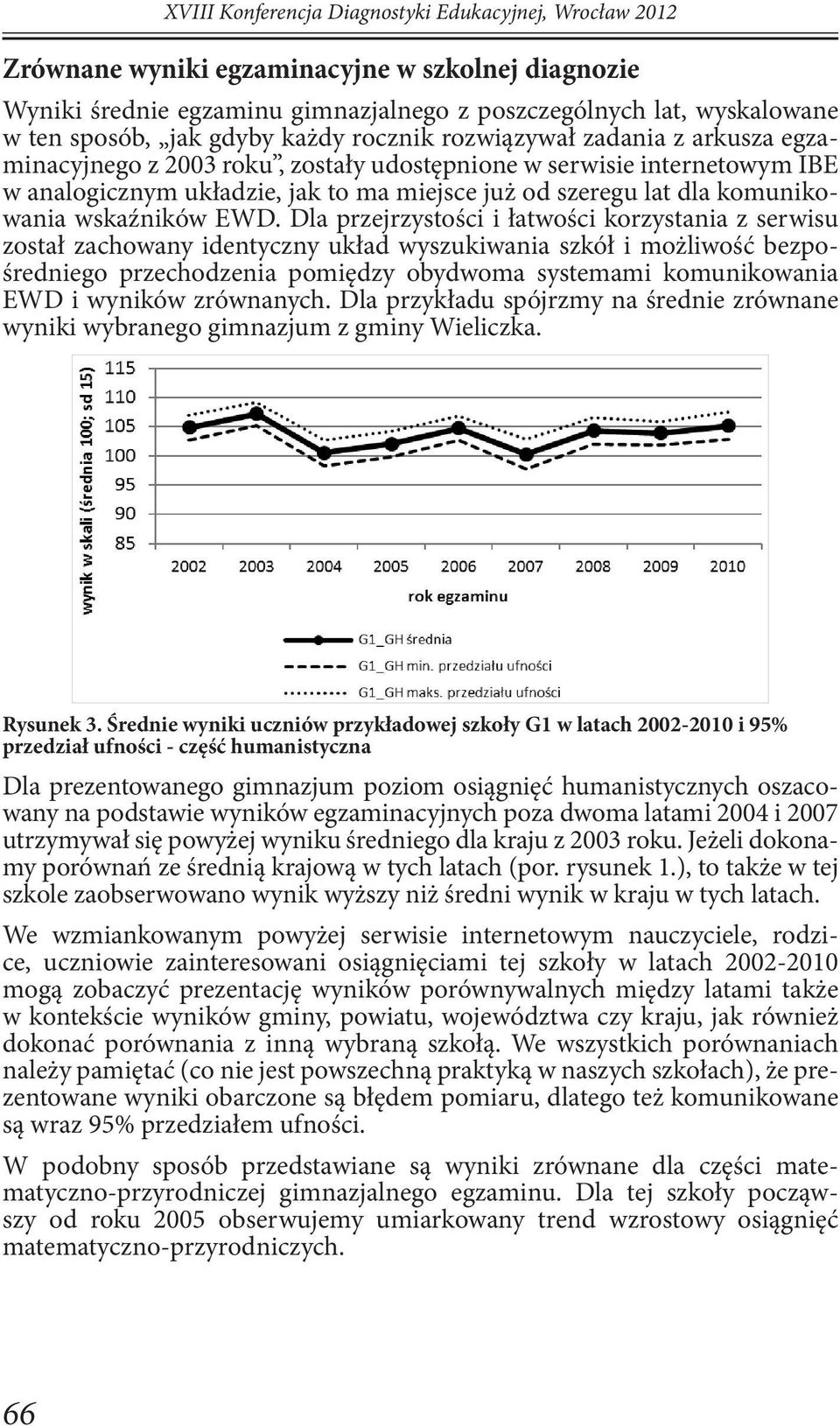 komunikowania wskaźników EWD.