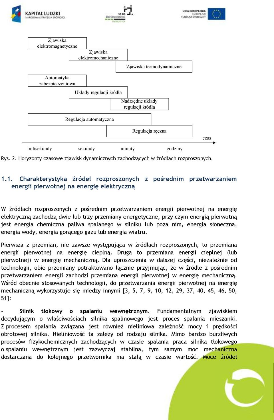 1. Charakterystyka źródeł rozproszonych z pośrednim przetwarzaniem energii pierwotnej na energię elektryczną W źródłach rozproszonych z pośrednim przetwarzaniem energii pierwotnej na energię