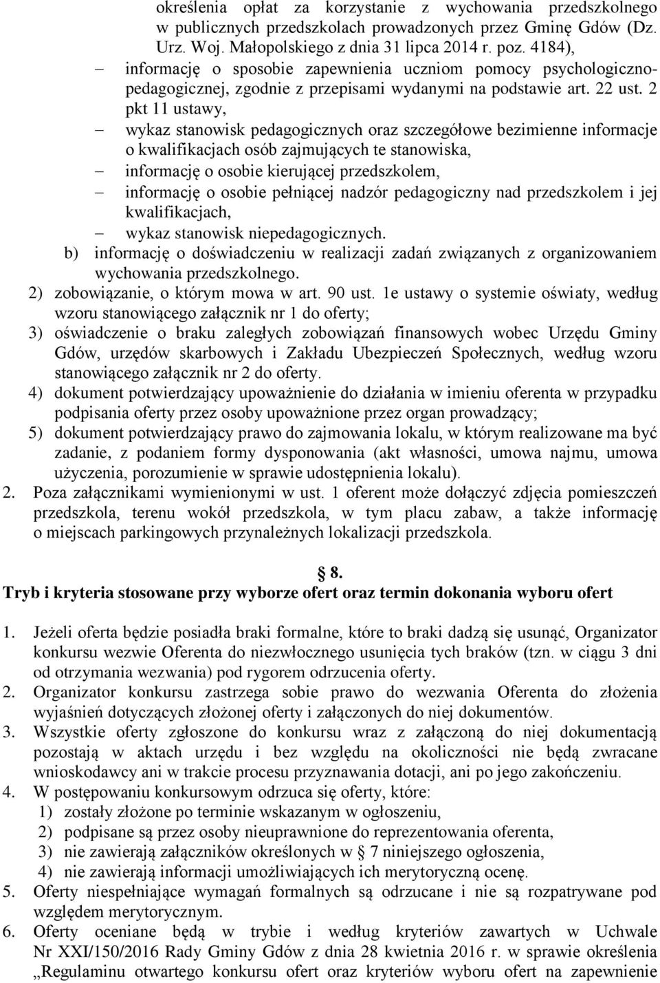 2 pkt 11 ustawy, wykaz stanowisk pedagogicznych oraz szczegółowe bezimienne informacje o kwalifikacjach osób zajmujących te stanowiska, informację o osobie kierującej przedszkolem, informację o