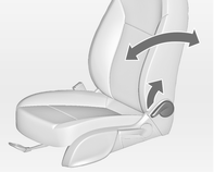 44 Fotele, elementy bezpieczeństwa 9 Ostrzeżenie Nigdy nie regulować foteli podczas jazdy, ponieważ mogą się one wtedy przesuwać w niekontrolowany sposób.