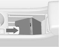 68 Schowki Schowek w konsoli środkowej Przednia konsola Pojemnik może być używany do przechowywania małych przedmiotów. W zależności od wersji, schowek może znajdować się pod pokrywą.