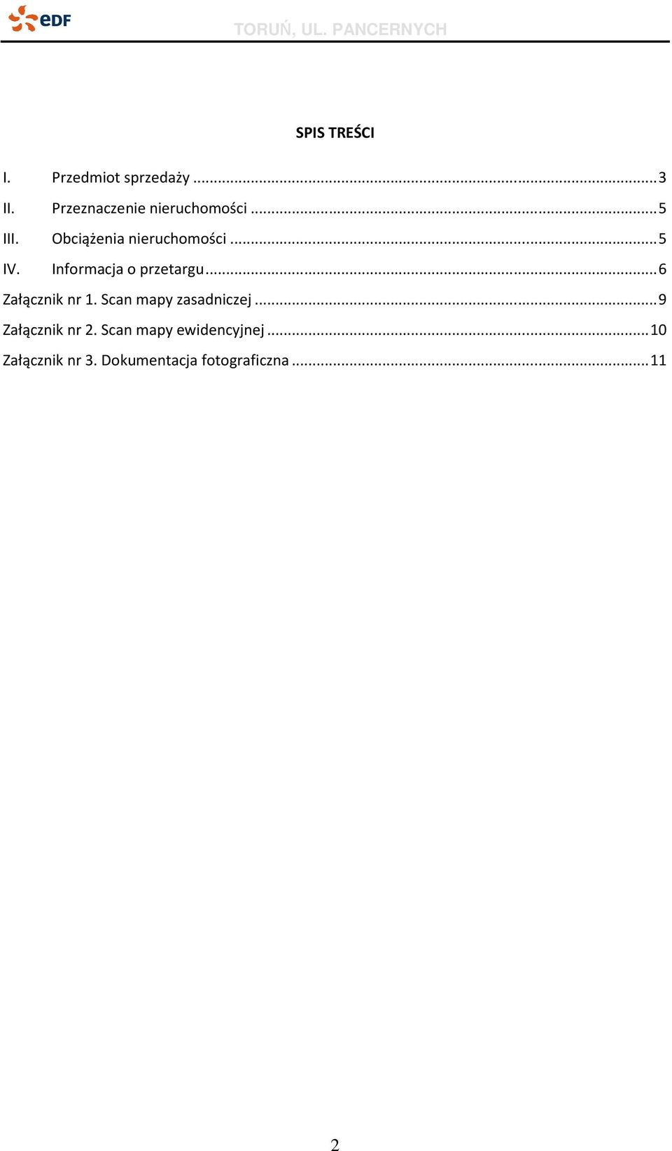 Informacja o przetargu... 6 Załącznik nr 1. Scan mapy zasadniczej.