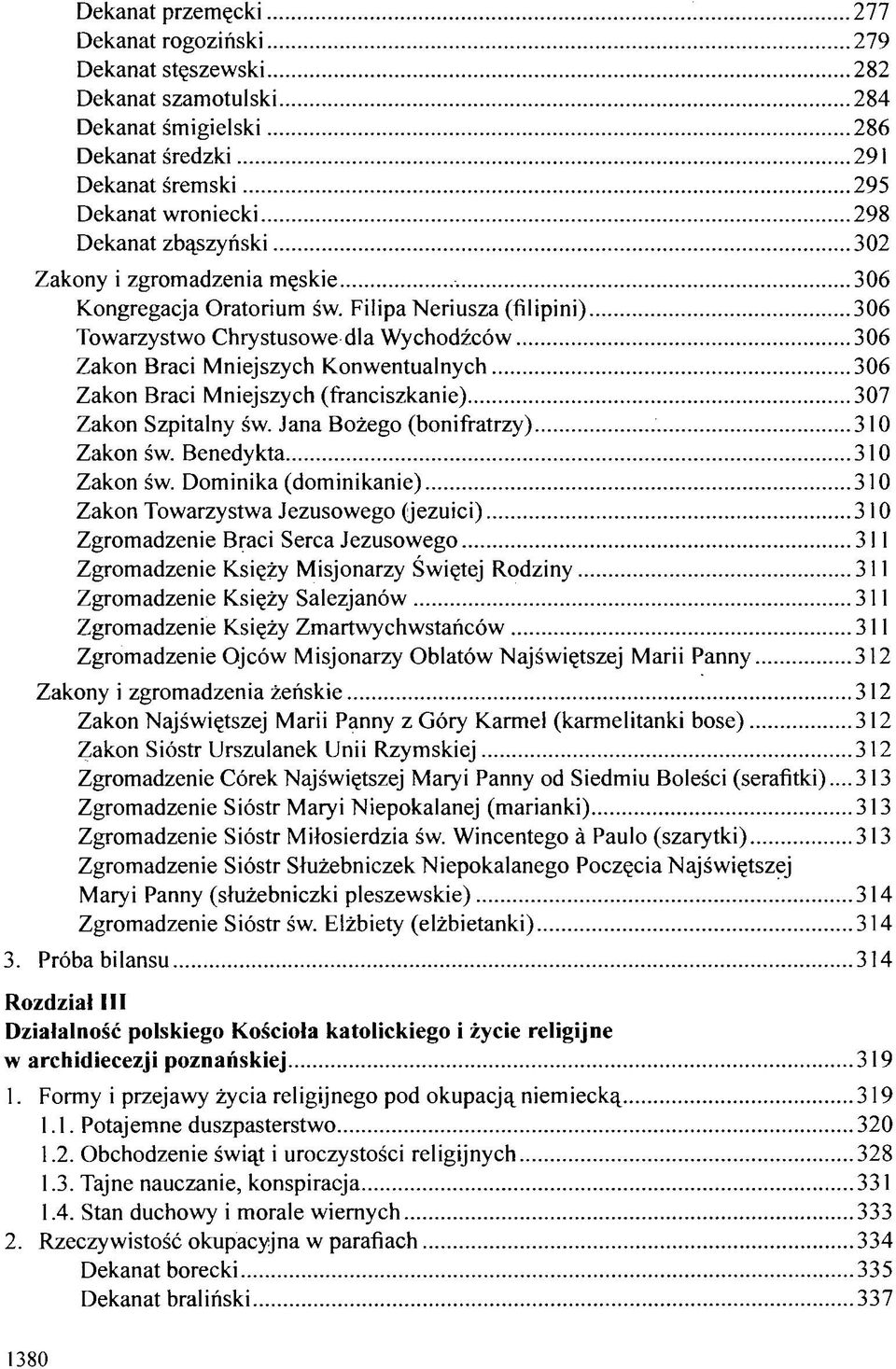 zgromadzenia męskie 306 Kongregacja Oratorium św.