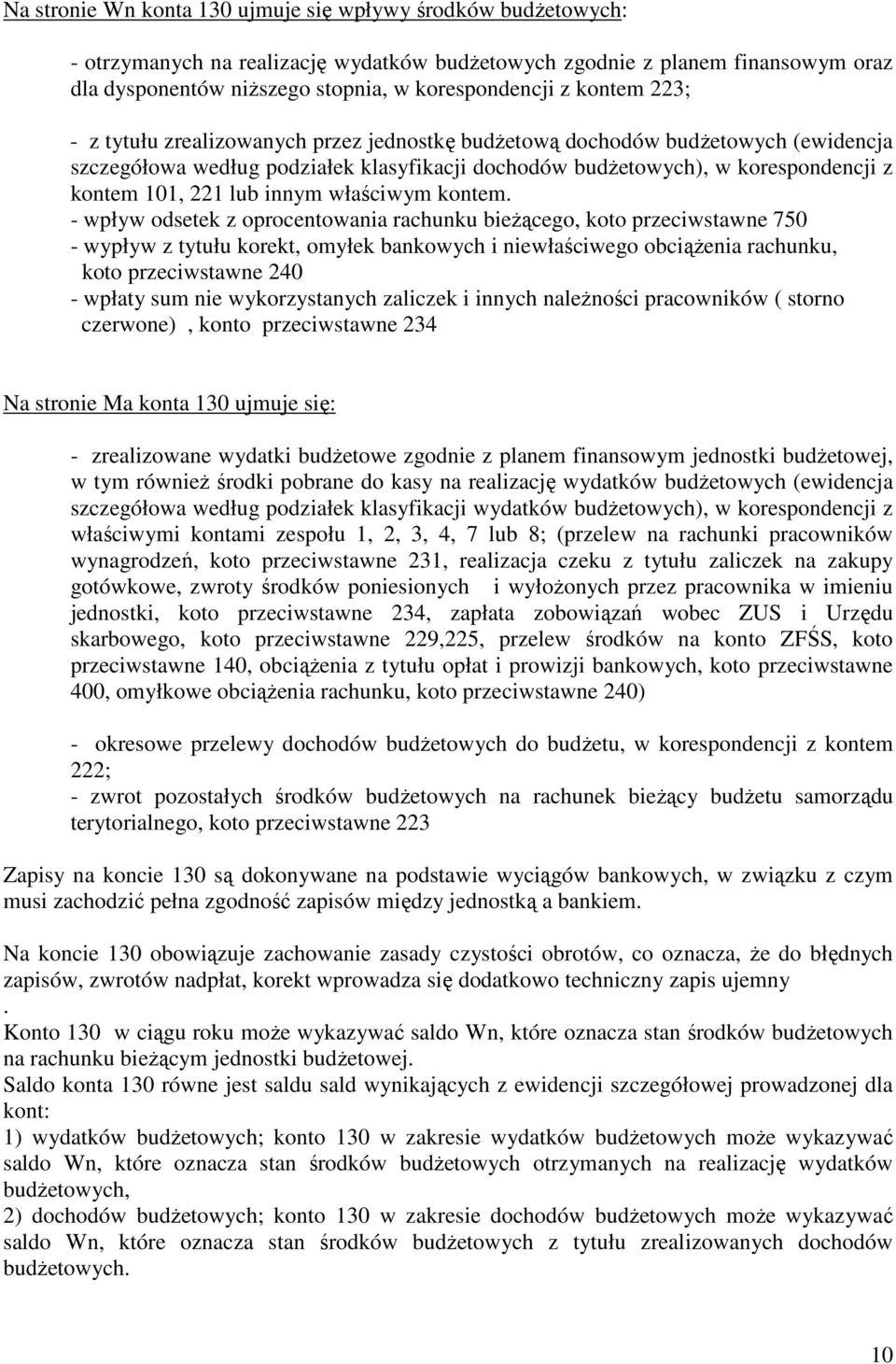 innym właściwym kontem.