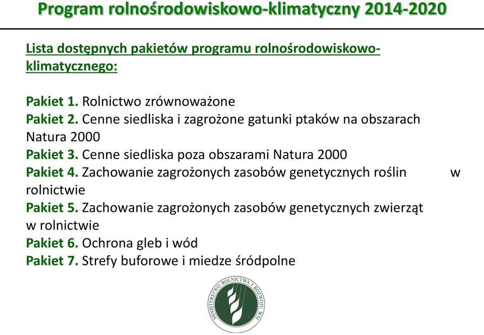 Cenne siedliska poza obszarami Natura 2000 Pakiet 4.