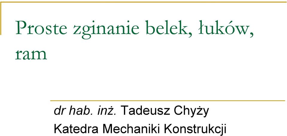 Tadeusz Chyży Katedra